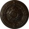 Ekena Millwork Vincent Ceiling Medallion (Fits Canopies up to 6"), Hand-Painted Bronze, 26"OD x 3"P CM26VIBZS - alternate 1